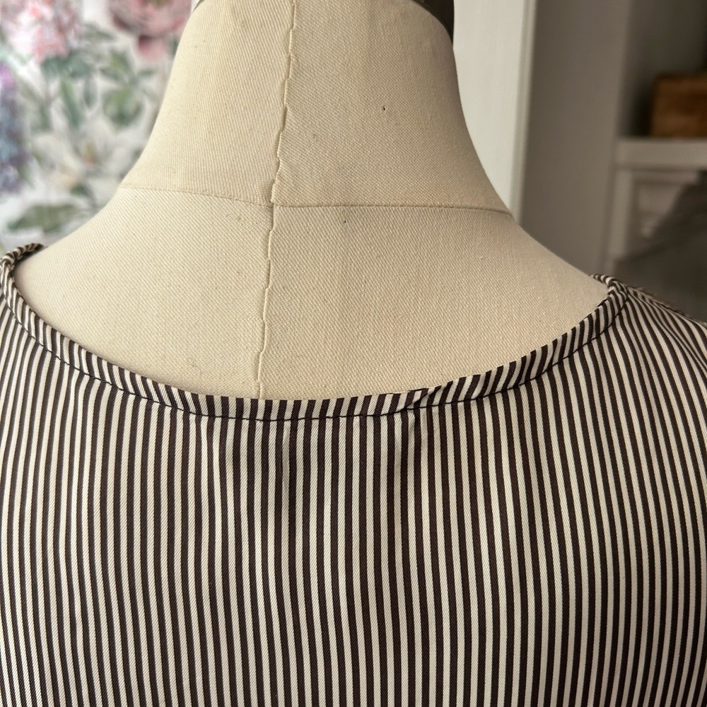 Zara vintage retro dress 100% rayon drop waist - Picture 9 of 13